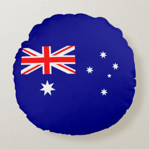 Cojín Redondo Bandera patriótica australiana
