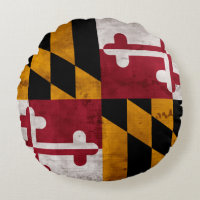 Bandera resistida del estado de Maryland del