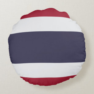 Cojín Redondo Bandera tailandesa (Tailandia)