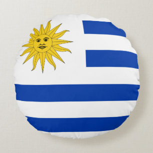 Cojín Redondo Bandera uruguaya