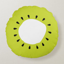 Cojín Redondo Baraja de frutas Kiwi