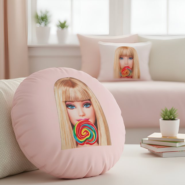 Cojín Redondo Barb Round Pillow (Subido por el creador)