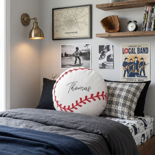 Cojín Redondo Baseball Pillow sports