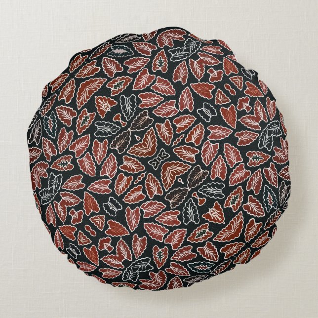 Cojín Redondo Batik Banten Simbut Round Pouf (Reverso)