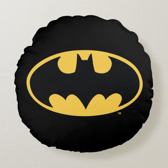 Cojín Redondo Batman Symbol | Oval Logo (Anverso)