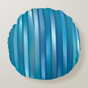 Cojín Redondo Beautiful abstract vertical blue background with l