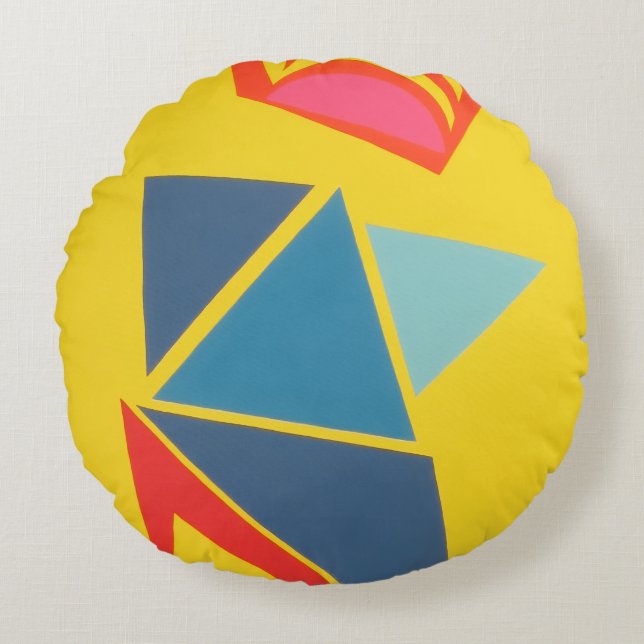 Cojín Redondo Beautiful and Vibrant Colors! Round Pillow (Anverso)