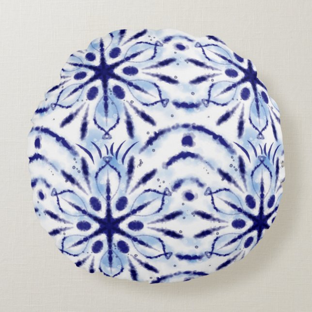 Cojín Redondo Beautiful circle pillow design  (Anverso)