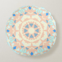 Cojín Redondo Bebé suave Estrella Mágica Azul Noche de verano