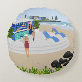 Cojín Redondo Bebidas en el Beach Bar