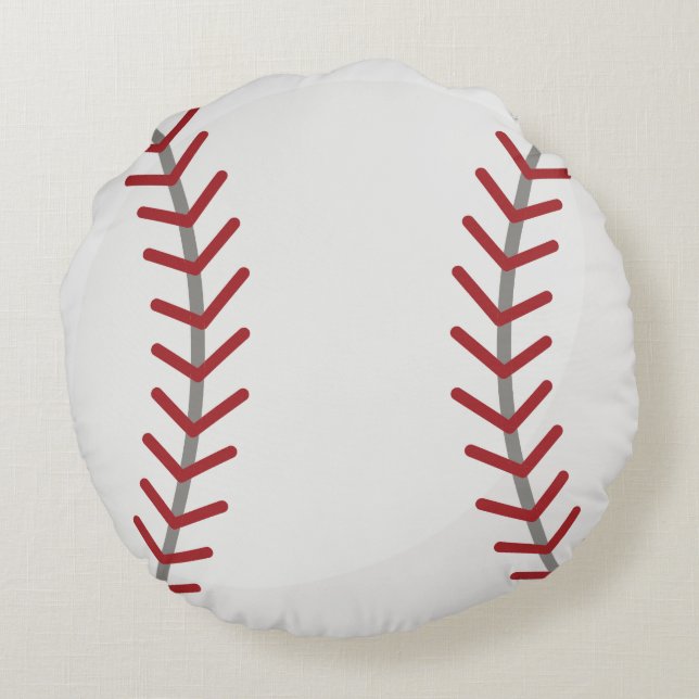 Cojín Redondo Béisbol (Reverso)