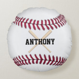 Cojín Redondo Béisbol Personalizado