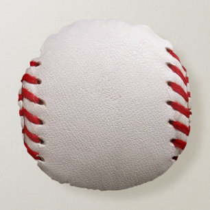 Cojín Redondo Béisbol y Softbol Costura Roja