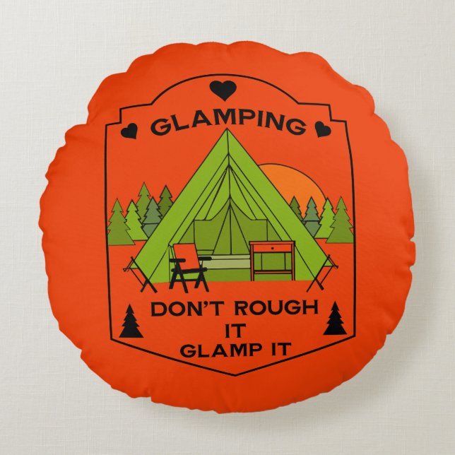 Cojín Redondo Bell Tent Glaming (Anverso)