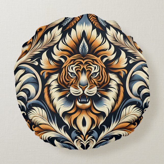 Cojín Redondo Bella tigre (Reverso)