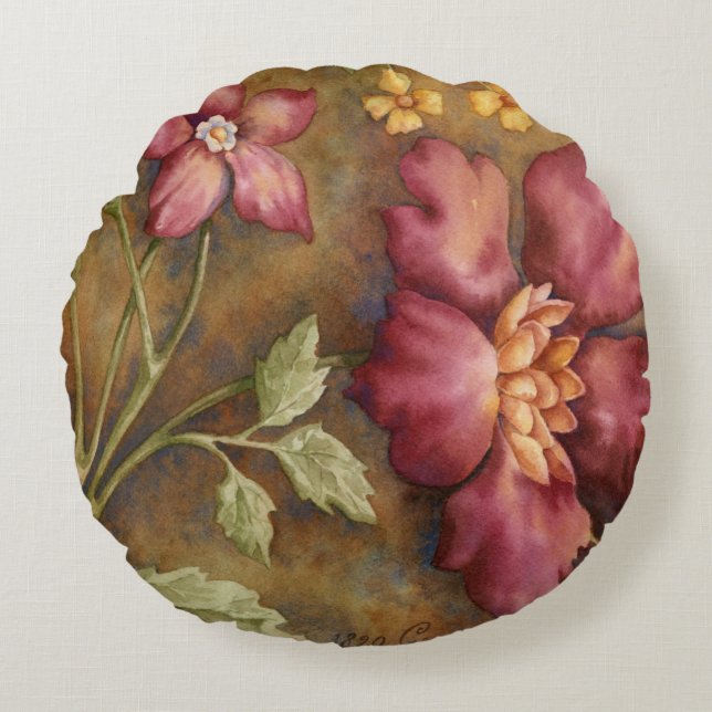 Cojín Redondo Bellezas antiguas II (Anverso)