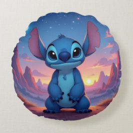 Cojín Redondo Beste Freunde fürs Leben – Lilo & Stitch  