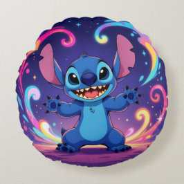 Cojín Redondo Beste Freunde fürs Leben – Lilo & Stitch  