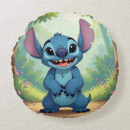 Cojín Redondo Beste Freunde fürs Leben – Lilo & Stitch  