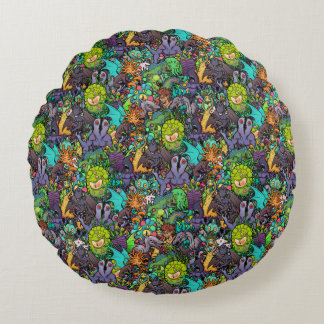 Cojín Redondo Bestiario de Cthulhu Lovecraft Mythos Chibi