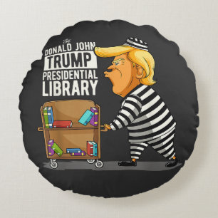 Cojín Redondo Biblioteca Presidencial Trump Prisión