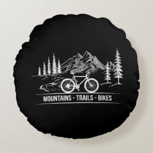 Cojín Redondo Bicicletas Mountain Trail - Bicicleta ciclista
