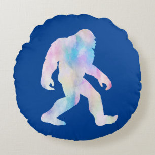 Cojín Redondo Bigfoot acuarela