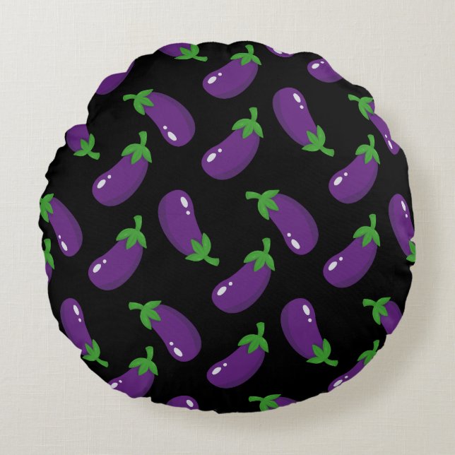 Cojín Redondo Biringanya (Anverso)