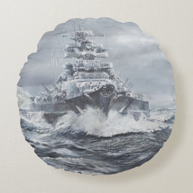 Cojín Redondo Bismarck de la costa 1900hrs 23rdMay de (Anverso)