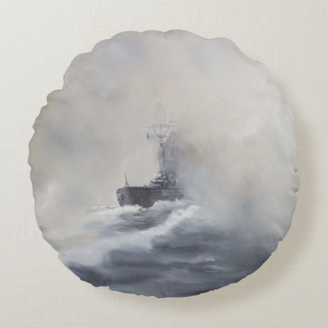 Cojín Redondo Bismarck evade el su los persuers 25 de mayo de (Anverso)