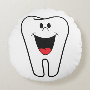 COJÍN REDONDO "BITE ME" TOOTH