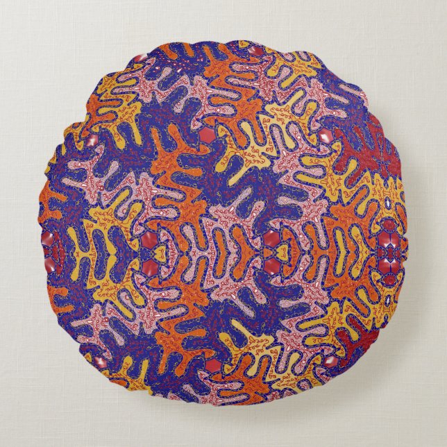 Cojín Redondo Bizarro Fall (Anverso)