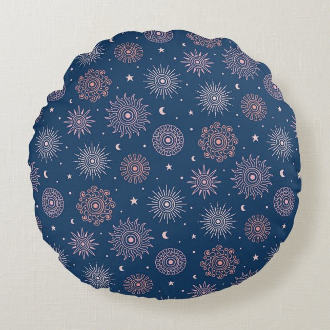 Cojín Redondo Black colour circle Pillow (Anverso)