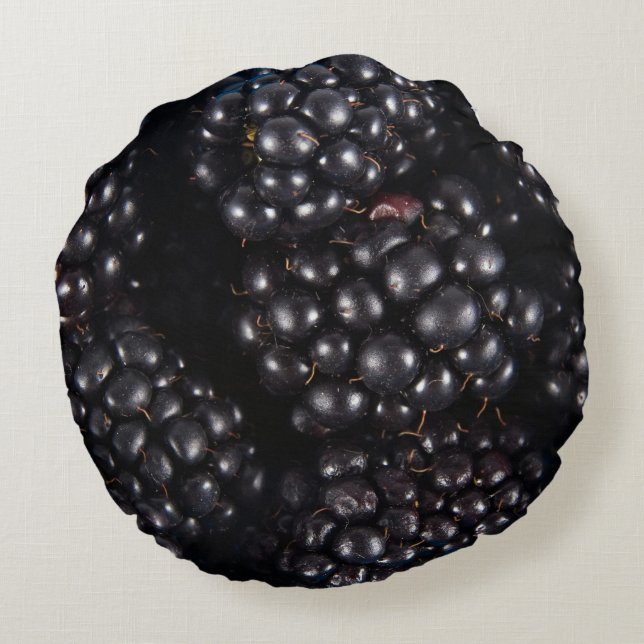 Cojín Redondo Blackberry (Reverso)