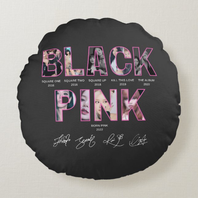 Cojín Redondo BlackPink K-POP (Anverso)