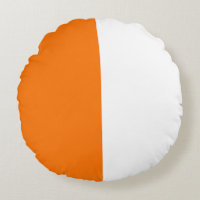 Blanco naranja de dos colores dividido a la mitad