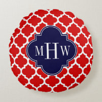 Blanco Rojo Marruecos #5 Marina Azul 3 Monograma i