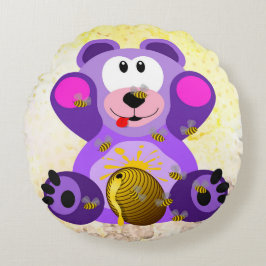 Cojín Redondo Blauer Honig Bär