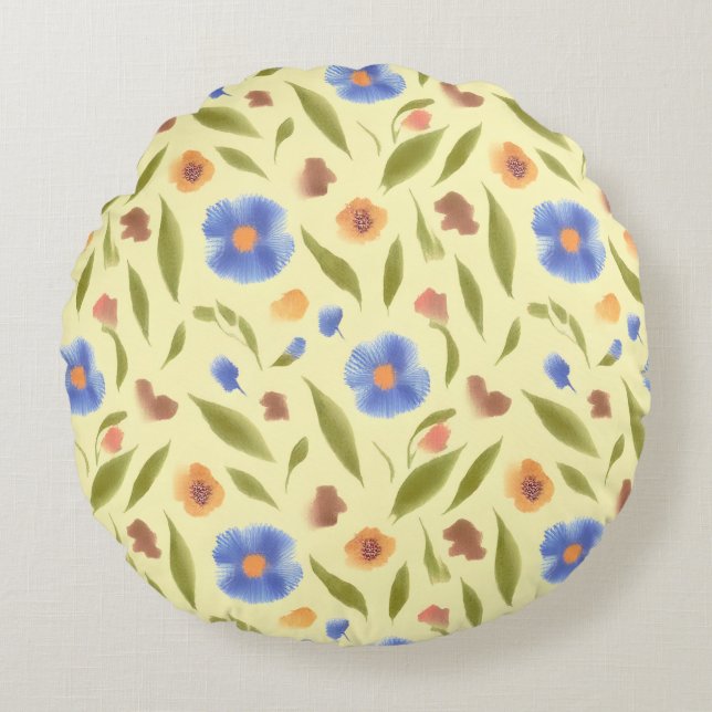 Cojín Redondo Blogging Garden Round Pillow (Anverso)