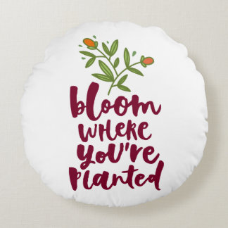 Cojín Redondo Bloom donde te plantan