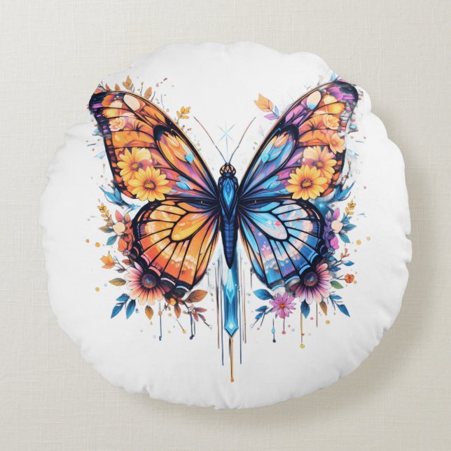 Cojín Redondo Bloomeo Luminoso (Anverso)