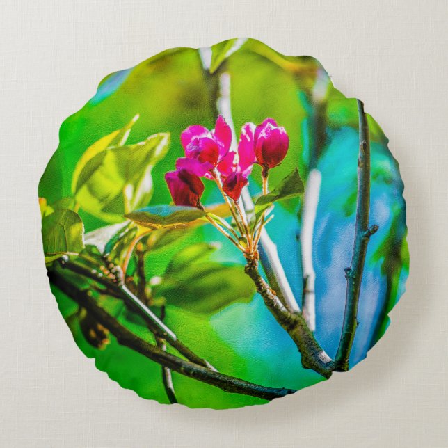 Cojín Redondo Blossom Inside (Reverso)