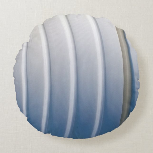 Cojín Redondo Blue and white plastic container (Anverso)
