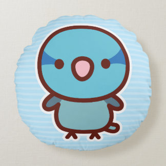 Cojín Redondo Blue male Pacific parrotlet