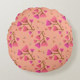 Cojín Redondo Blushing Petals Round Accent Pillow