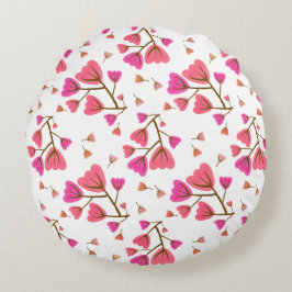Cojín Redondo Blushing Petals Round Accent Pillow
