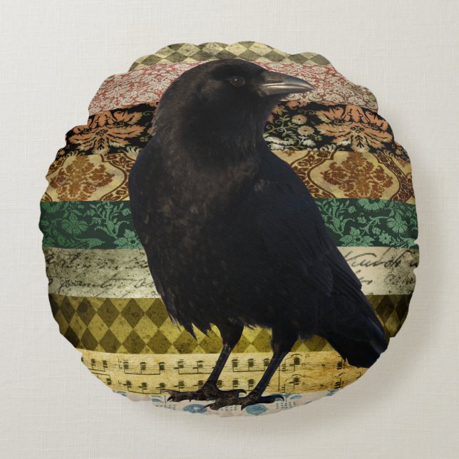 Cojín Redondo Bohemian Tote (Anverso)