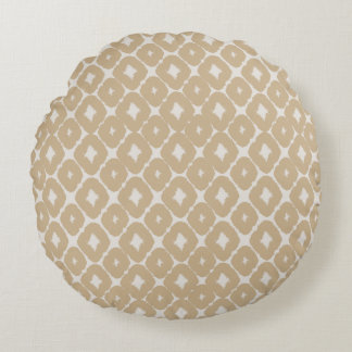 Cojín Redondo Boho Geometric Throw Pillow