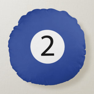 Cojín Redondo Bolas de Billar sólidas y de banda #2 Recolectar 