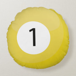 Cojín Redondo Bolsa Billiard de Pool de Snooker Cute